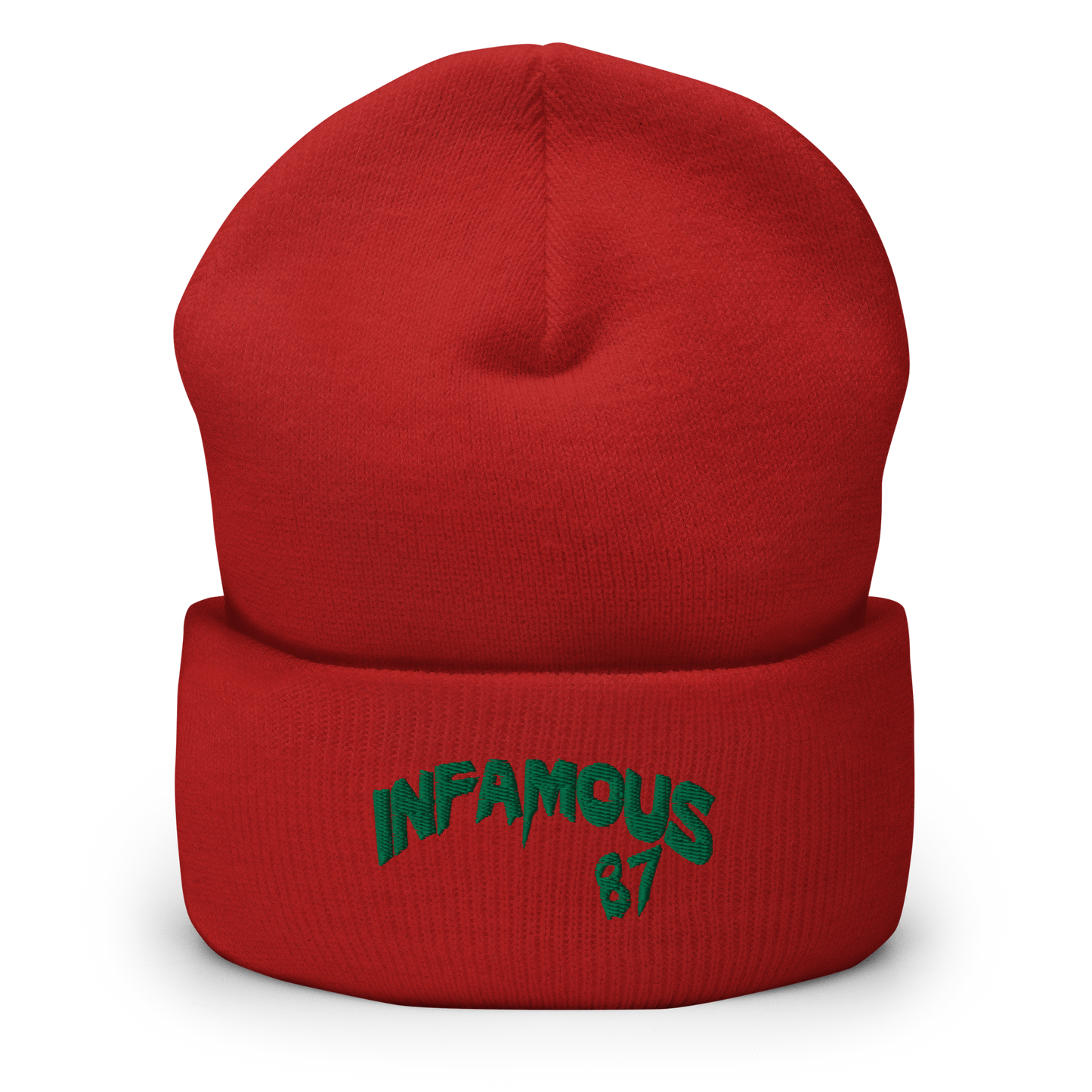 Infamous87 Cuffed Beanie