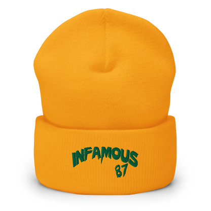 Infamous87 Cuffed Beanie