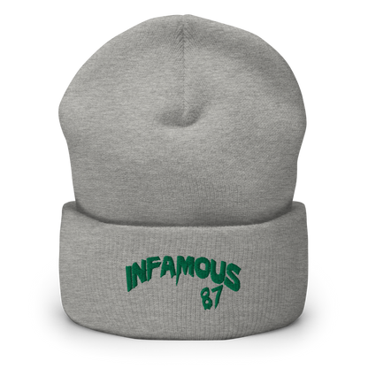 Infamous87 Cuffed Beanie