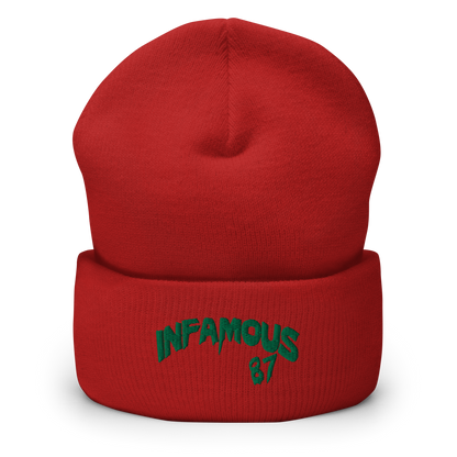 Infamous87 Cuffed Beanie